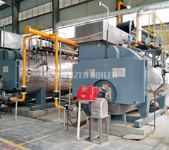 4 tph WNS oil fired fire tube boiler project