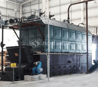 10 tph SZL coal fired water tube boilers project
