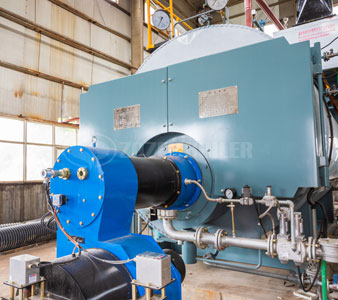 6 tph WNS gas fired firetube boiler project