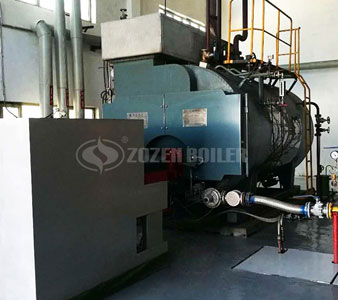 4 tph WNS series gas fired firetube boiler project