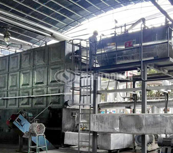 4.2MW YLW coal fired thermal fluid heater project