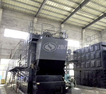 20 tph SZL biomass fired water tube boiler project