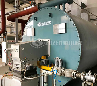 2.4MW YQW gas fired thermal fluid heater project