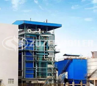 100 tph coal fired steam boiler project